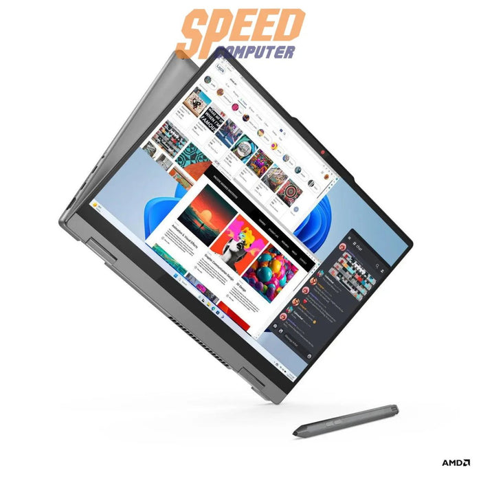 โน๊ตบุ๊ค Lenovo IdeaPad 1 14AHP9 - 83DR001KTA Ryzen 5 สีเทา (Cloud Grey) - SpeedCom