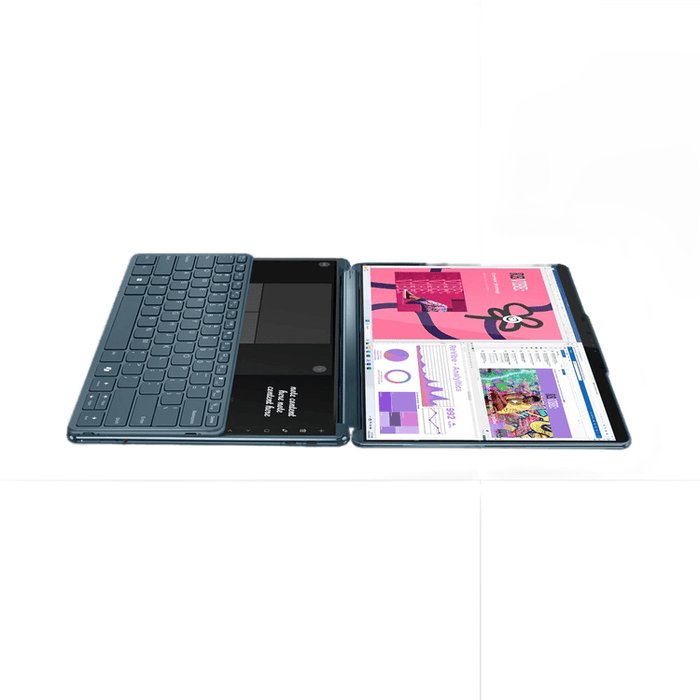 โน๊ตบุ๊ค Lenovo Yoga Book 9 13IMU9 83FF001TTA Ultra 7 สีน้ำเงิน (Tidal Teal) - SpeedCom