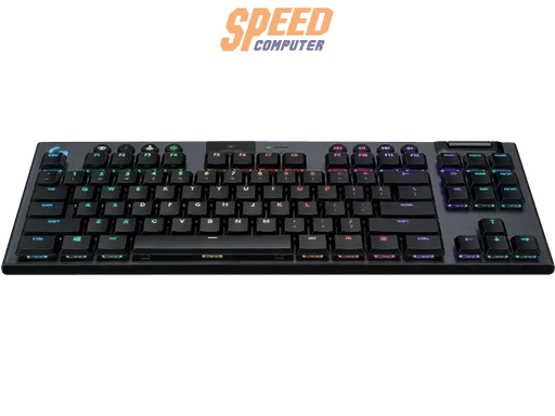 คีย์บอร์ดไร้สาย Logitech G913 TKL Tenkeyless LIGHTSPEED สีดำ - SpeedCom