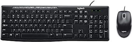 คีย์บอร์ดและเมาท์ Logitech MK200 สีดำ - SpeedCom