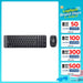 คีย์บอร์ดและเมาส์ไร้สาย Logitech MK220 สีดำ - SpeedCom