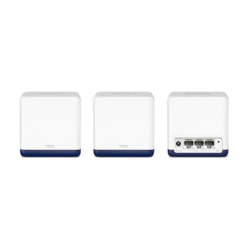 อุปกรณ์กระจายสัญญาณ Mercusys Halo H50G AC1900 Mesh Wi - Fi System 3 - PACK WHITE - SpeedCom