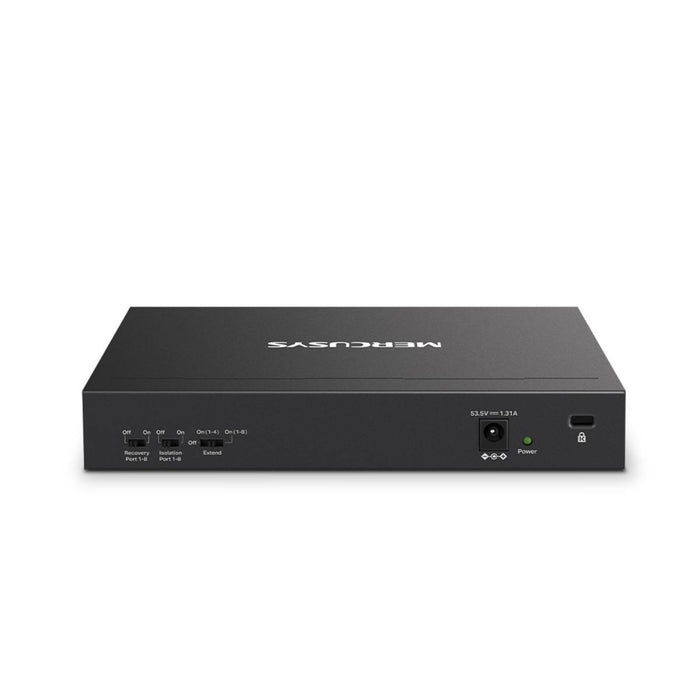 สวิตช์ฮับ Mercusys MS110P 10 - Port Desktop Switch with 8 - Port PoE+ สีดำ - SpeedCom