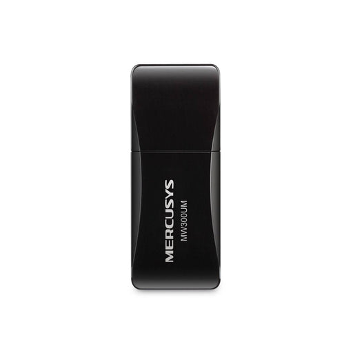 อุปกรณ์รับสัญญาณ Mercusys MW300UM N300 Wireless Mini USB Adapter สีดำ - SpeedCom