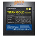 อุปกรณ์จ่ายไฟ MONTECH TITAN 1000W 80 PLUS GOLD ATX MT - TITAN - GOLD - 1000 สีดำ - SpeedCom