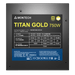 อุปกรณ์จ่ายไฟ MONTECH TITAN 750W 80 PLUS GOLD ATX MT-TITAN-GOLD-750 สีดำ - SpeedCom