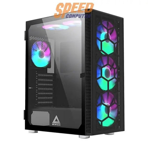 เคส MONTECH X3 Glass Mid Tower ATX - SpeedCom