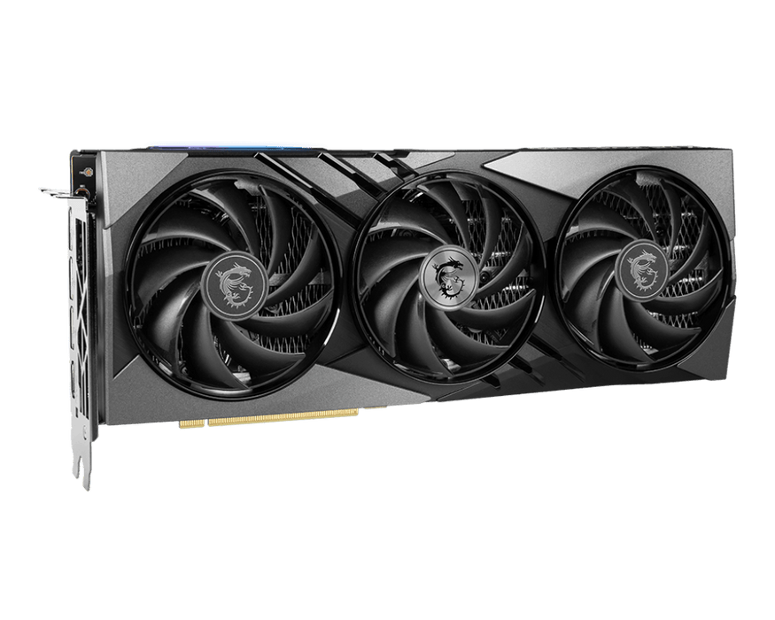 การ์ดจอ MSI GeForce RTX 4070Ti SUPER GAMING X SLIM 16GB GDDR6X สีดำ - SpeedCom