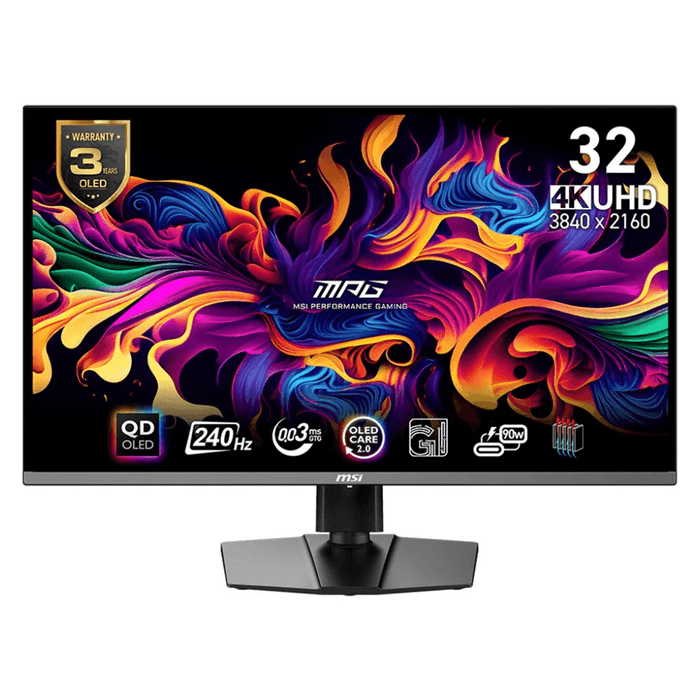 จอมอนิเตอร์ MSI MAG 321URX QD OLED 31.5" 240Hz สีดำ - SpeedCom