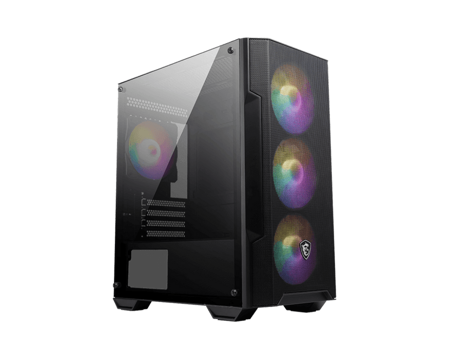 เคส MSI MAG FORGE M100A Micro Tower Micro ATX สีดำ - SpeedCom