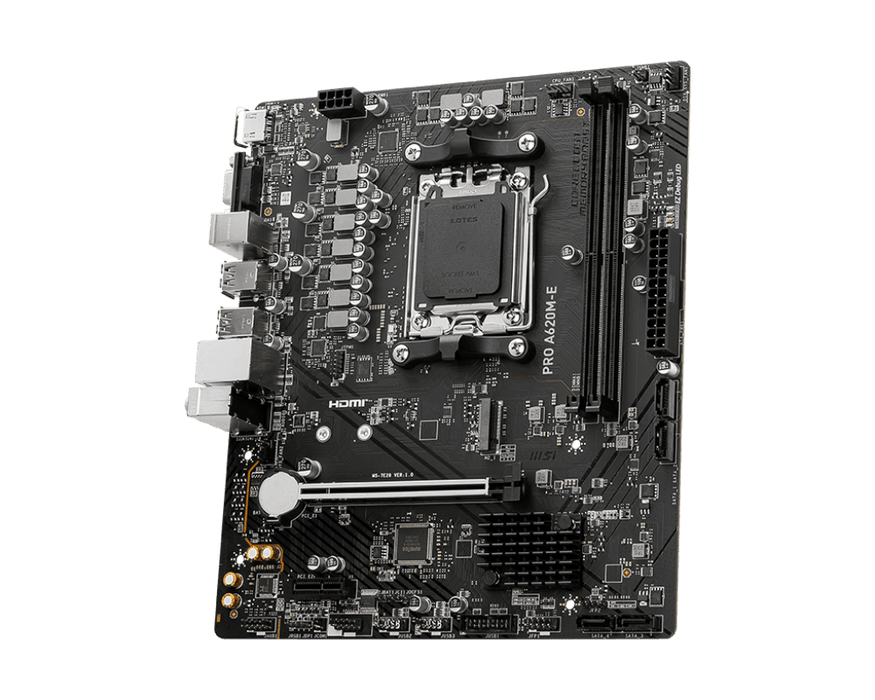 เมนบอร์ด MSI PRO A620M-E DDR5 AM5 Micro ATX - SpeedCom