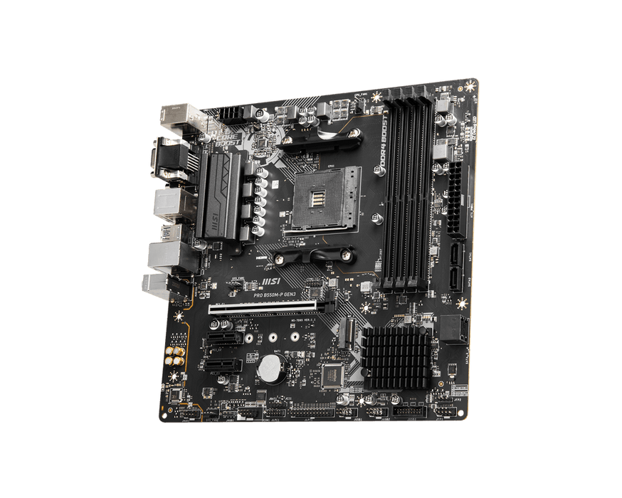 เมนบอร์ด MSI PRO B550M-P GEN3 DDR4 AM4 Micro ATX - SpeedCom