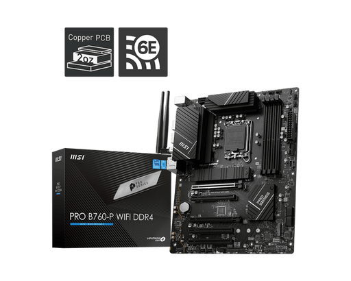 เมนบอร์ด MSI PRO B760-P WIFI DDR4 LGA1700 ATX - SpeedCom