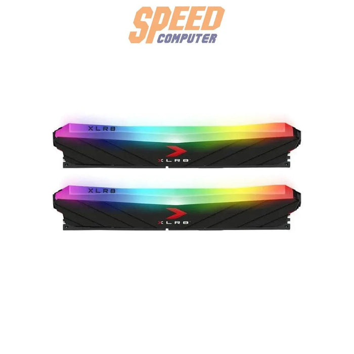 หน่วยความจำ แรม พีซี PNY DDR4 16GB/3200MHz.CL16 (8GBx2) XLR8 RGB - SpeedCom