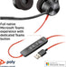 หูฟัง Poly Blackwire 3320 USB - A (76J17AA) - SpeedCom