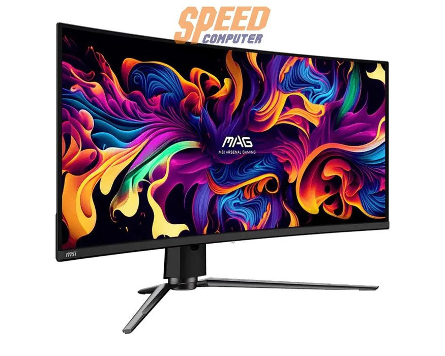 [Pre - Order] จอมอนิเตอร์ MSI MAG 341CQP QD OLED 34.0" QD OLED CURVED 2K 175Hz สีดำ - SpeedCom