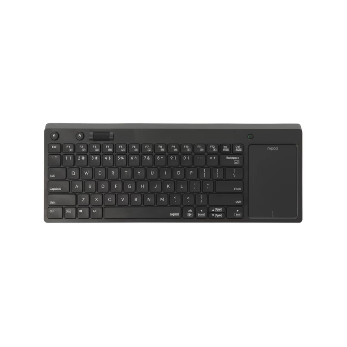 คีย์บอร์ด Rapoo K2800 - BK WIRELESS MULTI - MODE TOUCH KEYBOARD BLACK - SpeedCom