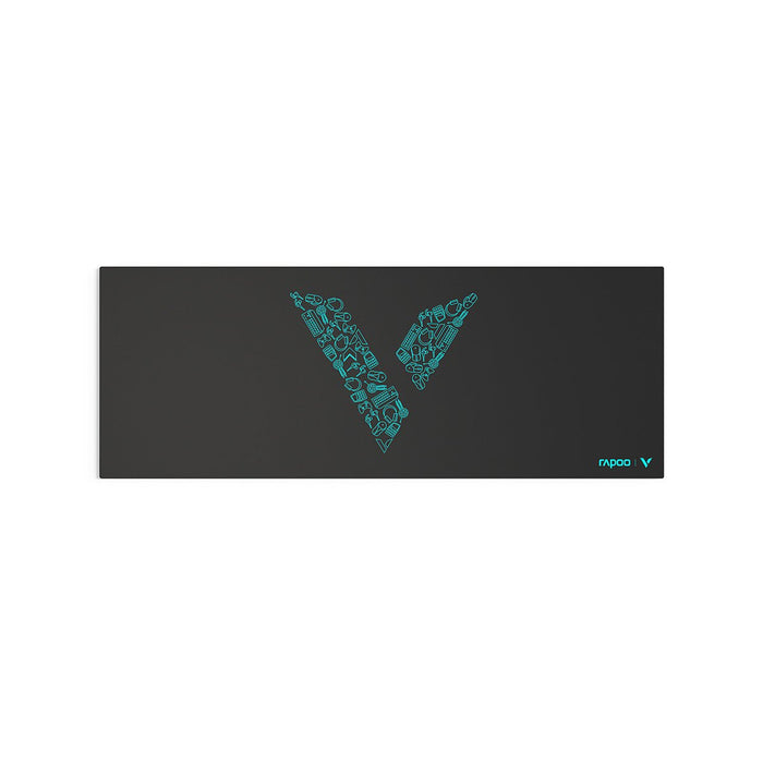 แผ่นรองเมาส์ Rapoo Mouse Pad V1L - BK 800X300 MM Black - SpeedCom