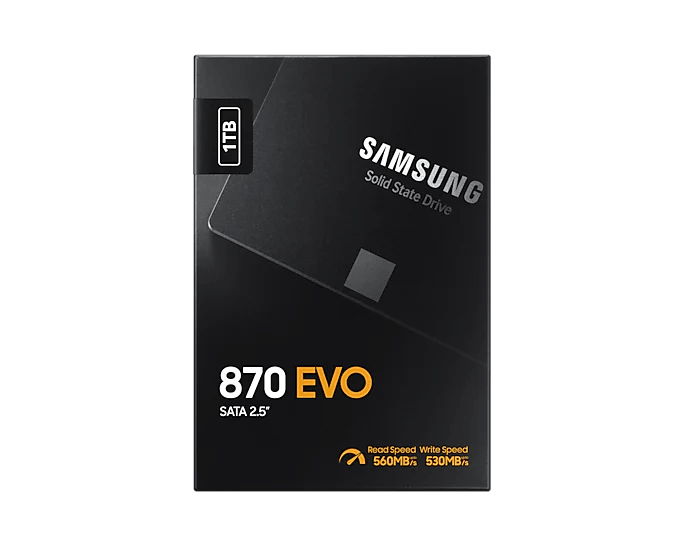 เอสเอสดี Samsung 870 EVO 1TB SATA 2.5 MZ-77E1T0BW - SpeedCom