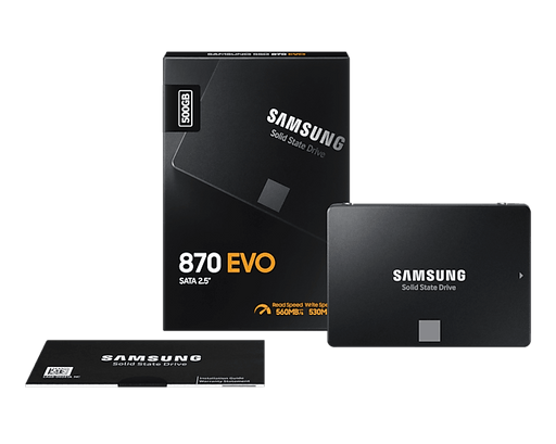 เอสเอสดี Samsung 870 EVO 500GB SATA 2.5 MZ-77E500BW - SpeedCom