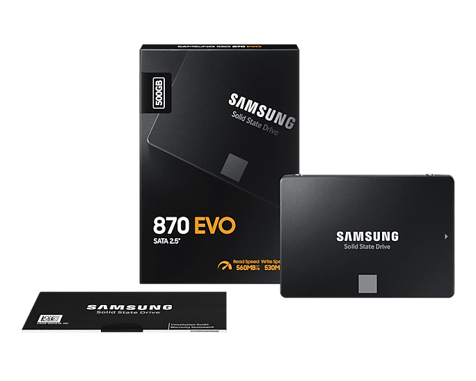 เอสเอสดี Samsung 870 EVO 500GB SATA 2.5 MZ-77E500BW - SpeedCom