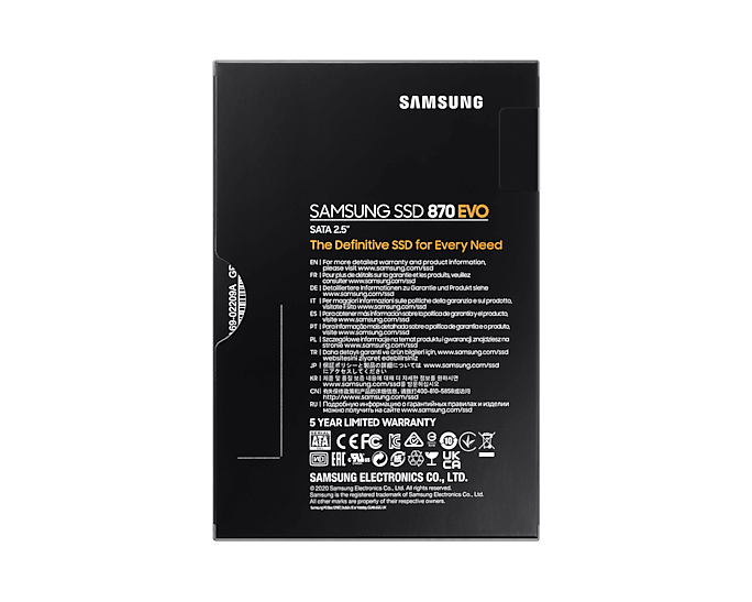 เอสเอสดี Samsung 870 EVO 500GB SATA 2.5 MZ-77E500BW - SpeedCom