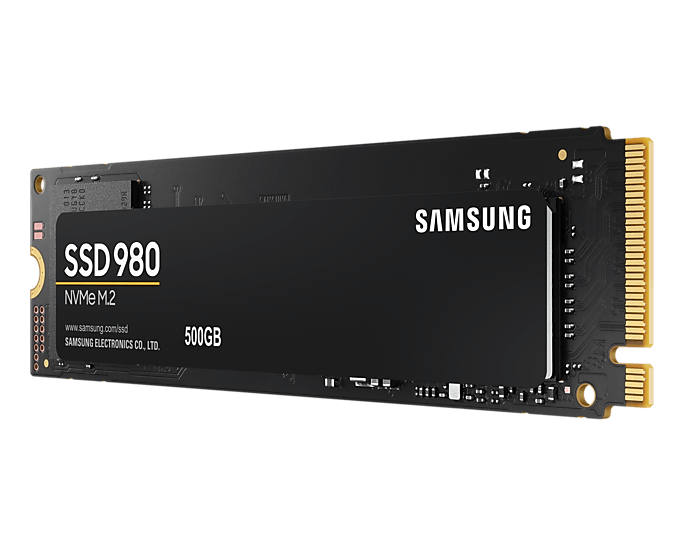 เอสเอสดี SAMSUNG 980 500GB PCIe 3x4/NVMe M.2 2280 MZ - V8V500BW - SpeedCom