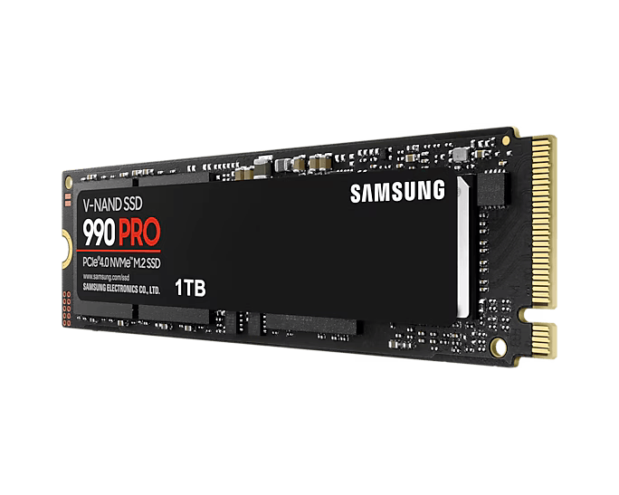 เอสเอสดี SAMSUNG 990 PRO 1TB PCIe 4x4/NVMe M.2 2280 MZ-V9P1T0BW - SpeedCom