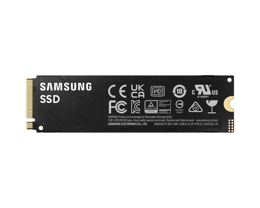 เอสเอสดี SAMSUNG 990 PRO 1TB PCIe 4x4/NVMe M.2 2280 MZ - V9P1T0BW - SpeedCom