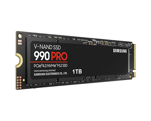 เอสเอสดี SAMSUNG 990 PRO 1TB PCIe 4x4/NVMe M.2 2280 MZ - V9P1T0BW - SpeedCom