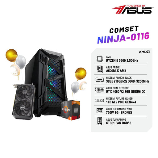 คอมประกอบ Set NINJA - 0116 Powered by ASUS - SpeedCom