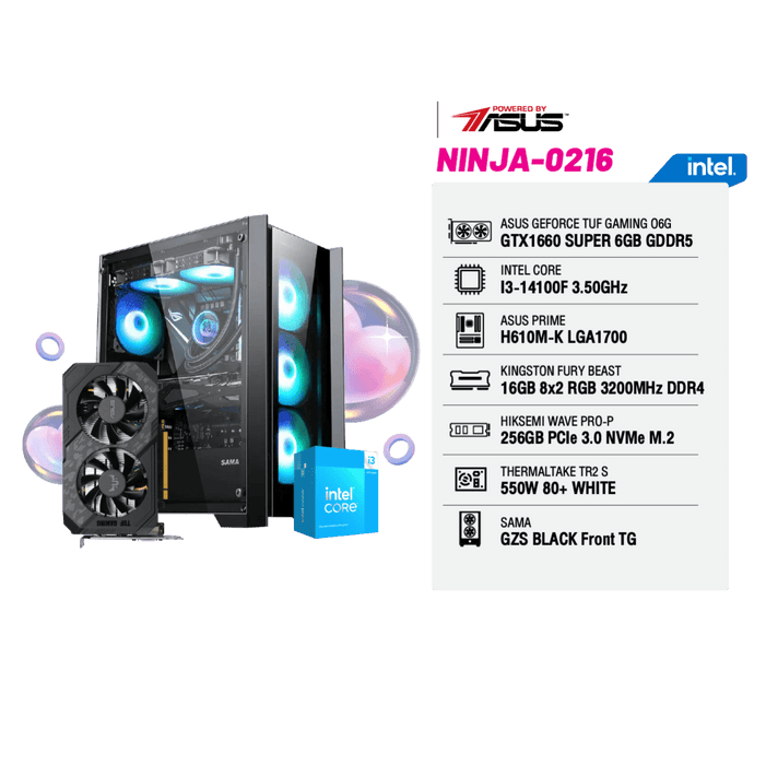 คอมประกอบ Set NINJA - 0216 Powered by ASUS - SpeedCom