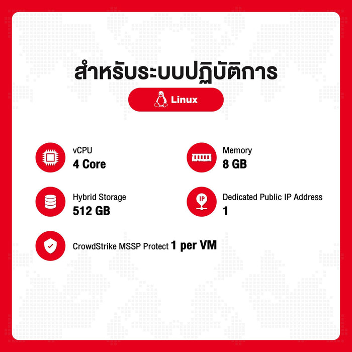 บริการ SIS Cloud Server Medium Pacakge สำหรับ 1 ปี - SpeedCom