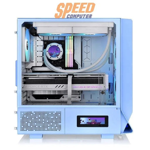 เคส THERMALTAKE Ceres 330 TG ARGB Mid Tower Chassis Hydrangea Blue - SpeedCom