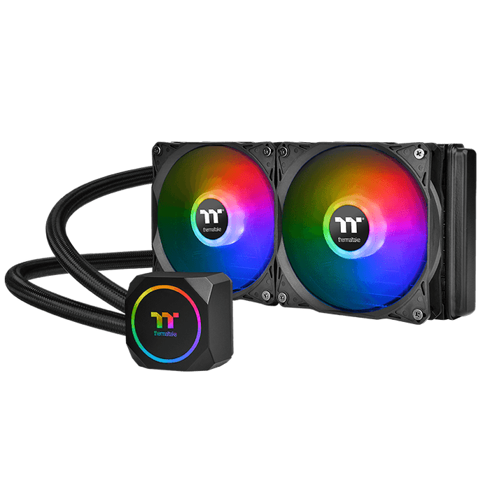 ชุดระบายความร้อน THERMALTAKE Liquid Cooling TH240 ARGB Sync CL - W286 - PL12SW - A สีดำ - SpeedCom