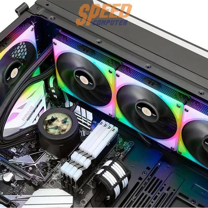 ชุดระบายความร้อน THERMALTAKE Liquid Cooling TOUGHLIQUID Ultra 420 RGB CL - W370 - PL14SW - A สีดำ - SpeedCom