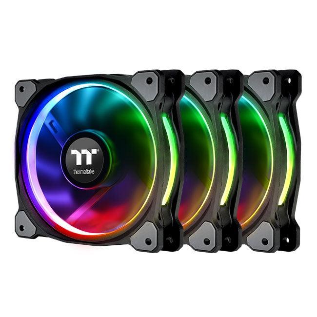 พัดลมเคส THERMALTAKE RIING PLUS 12 RGB RADIATOR FAN TT PREMIUM EDITION - SpeedCom