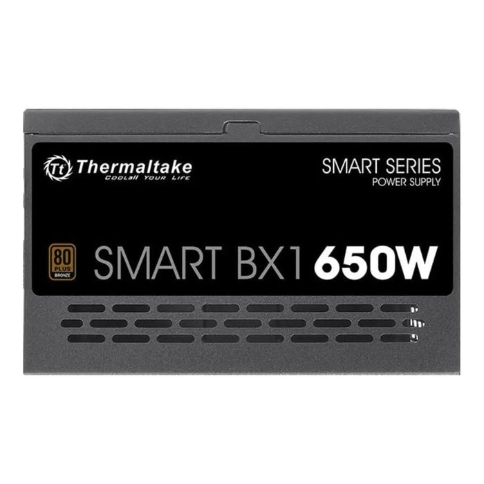 อุปกรณ์จ่ายไฟ THERMALTAKE SMART BX1 650W 80 PLUS BRONZE ATX PS - SPR - 0650NNFABE - 4 สีดำ - SpeedCom