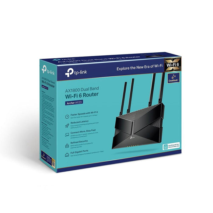 เราเตอร์ TP-Link ARCHER-AX23-AX1800 สีดำ - SpeedCom