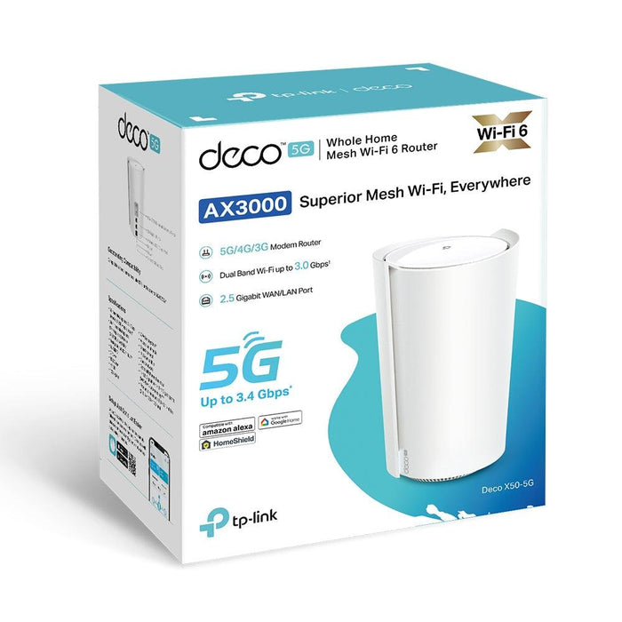 เราเตอร์ TP-Link DECO-X50-5G สีขาว - SpeedCom