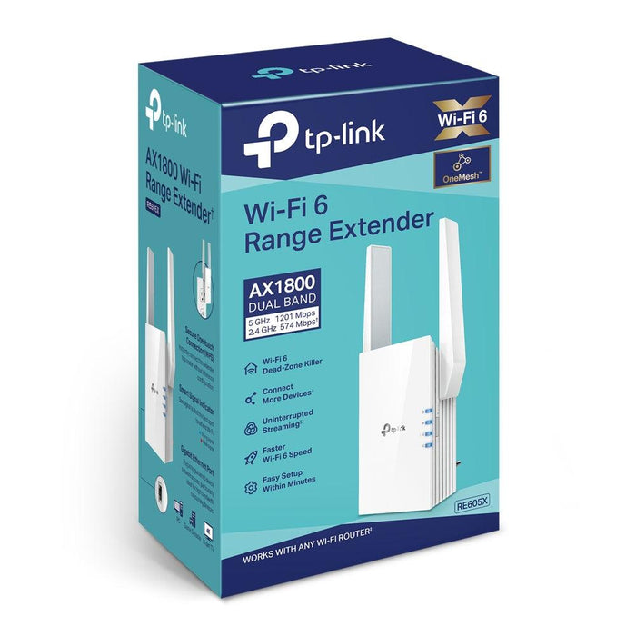 เราเตอร์ TP-Link RE605X สีขาว - SpeedCom