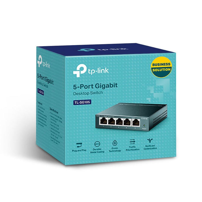 สวิตช์ฮับ TP-Link TL-SG105 สีโลหะ - SpeedCom