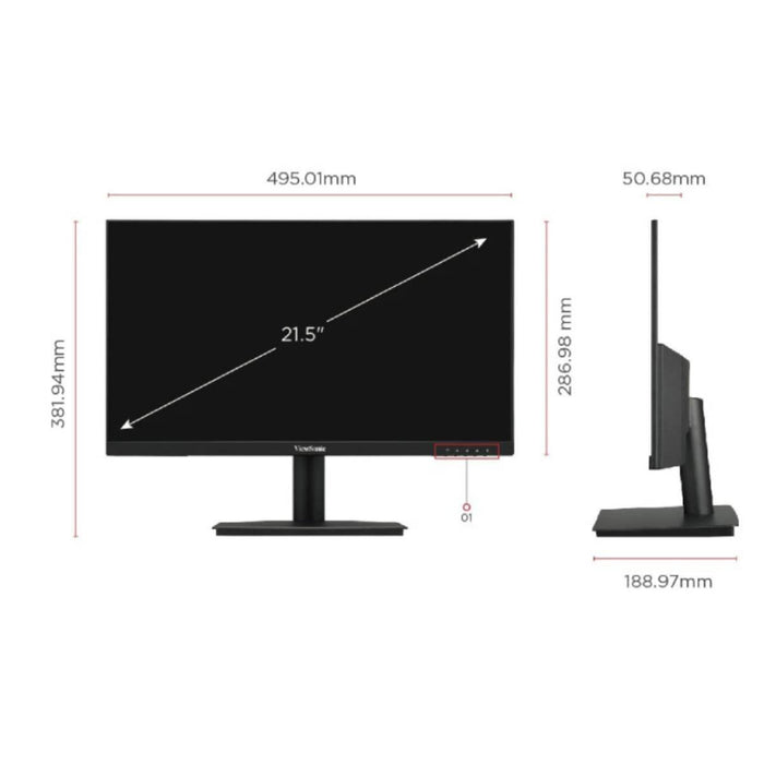 จอมอนิเตอร์ Viewsonic VA220 - H 22.0" VA 100Hz - SpeedCom