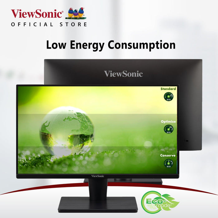 จอมอนิเตอร์ ViewSonic VA2215-H 21.5" VA 100Hz สีดำ - SpeedCom