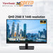 จอมอนิเตอร์ ViewSonic VA3209 - 2K - MHD 31.5" IPS 2K MHD 75Hz สีดำ - SpeedCom