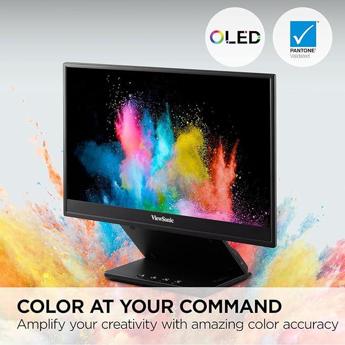 จอมอนิเตอร์ ViewSonic VP16-OLED 16.5" สีดำ - SpeedCom