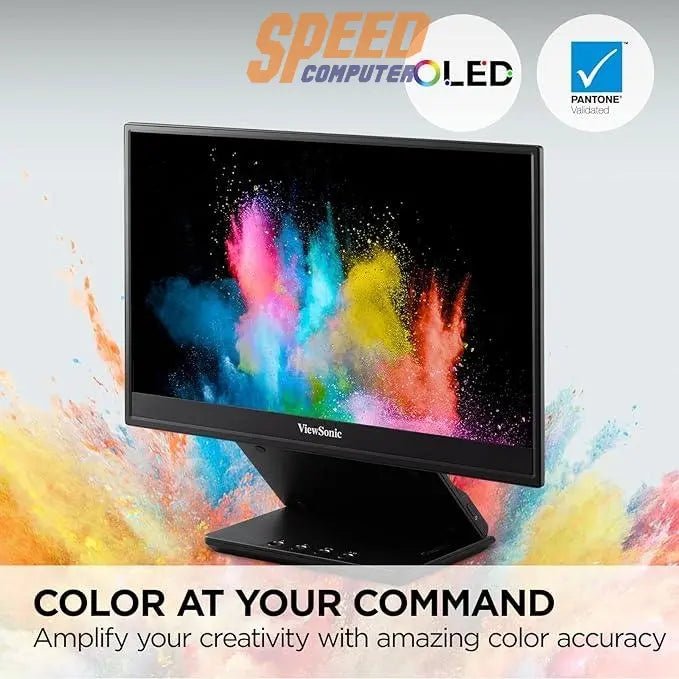 จอมอนิเตอร์ ViewSonic VP16 - OLED 16.5" 60Hz สีดำ - SpeedCom