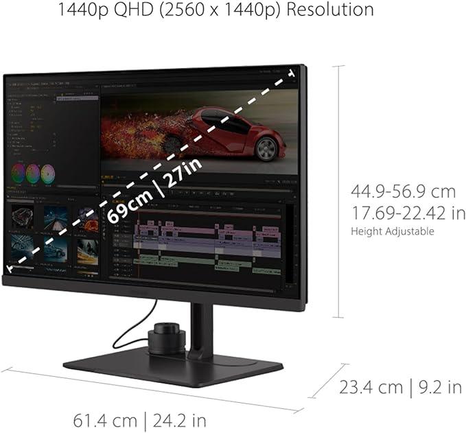 จอมอนิเตอร์ ViewSonic VP2776 27.0" IPS 165 Hz สีดำ - SpeedCom