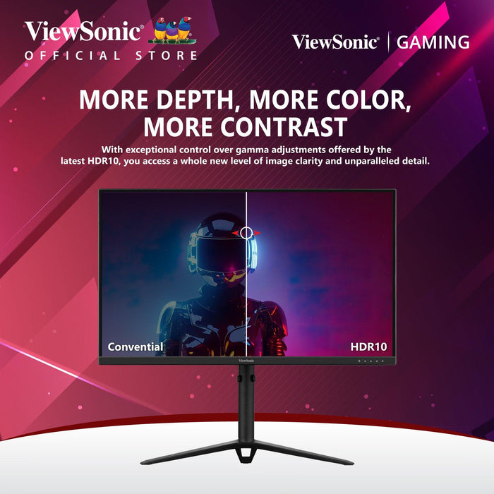 จอมอนิเตอร์ ViewSonic VX2428 23.8" IPS 180Hz สีดำ - SpeedCom