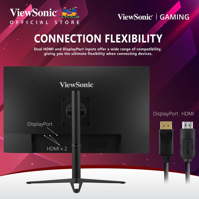 จอมอนิเตอร์ ViewSonic VX2428 23.8" IPS 180Hz สีดำ - SpeedCom